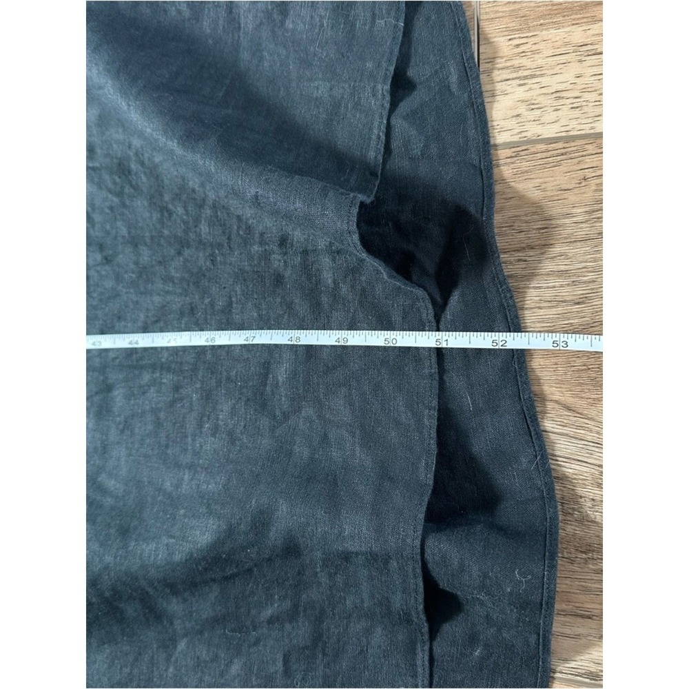 NWT! The Drop Women's Linen Dress, Solid Black, Sadie Cut Out, Summer, Midi, XXL - Picture 11 of 11